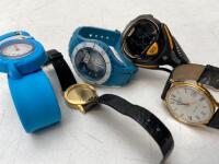 5X ASSORTED WATCHES FOR SPARES & REPARES