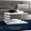 *METRO LANE BARRERAS COFFEE TABLE COLOUR: HIGH-GLOSS WHITE / RRP: £97.99 / APPEARS TO BE NEW - OPEN BOX / ALL ITEMS TO BE BOOKED AND COLLECTED FROM HOMESTEAD FARM [2975]