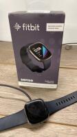 *FITBIT SENSE SMARTWATCH - CARBON/GRAPHITE / NO POWER / SIGNS OF USE