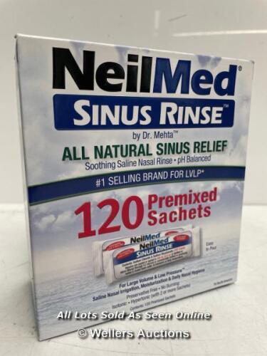 *NEILMED SINUS RINSE KIT SACHET 120S 100 PREMIXED PACKETS / NEW