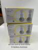 *3X HOUSE BY JOHN LEWIS SPOKE DUO WALL LIGHTS / UNTESTED CUSTOMER RETURNS