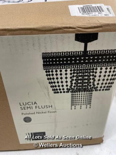 *JOHN LEWIS & PARTNERS LUCIA CRYSTAL SEMI / MINIMAL IF ANY SIGNS OF USE