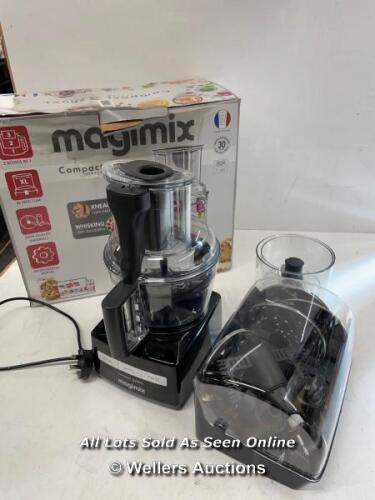 *MAGIMIX CS 3200 XL COMPACT FOOD / SIGNS OF USE/ POWERS UP AND SPINS