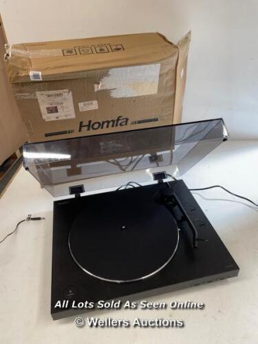 *SONY PS-LX310BT BLUETOOTH TURNTABLE / SIGNS OF USE, NO POWER