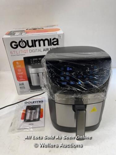*GOURMIA 6.7L DIGITIAL AIR FRYER / MINIMAL SIGNS OF USE, POWERS UP