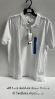 *GENTS NEW PETER WERTH LONDON N.1 WHITE POLO SHIRT - L