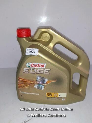 *CASTROL EDGE ENGINE OIL 5W-30 / NEW