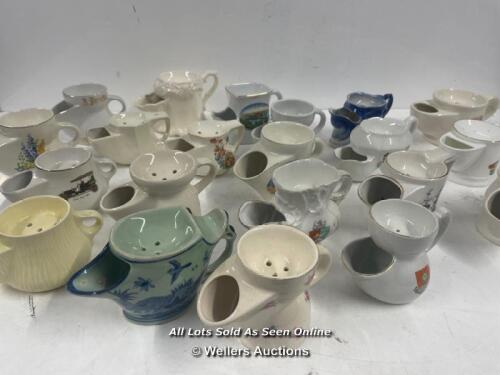 COLLECTION OF 22 SHAVING MUGS IN GOOD ORDER