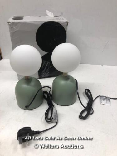 *ANYDAY JOHN LEWIS & PARTNERS LUPO TOUCH TABLE LAMPS, SET OF 2 / MINIMAL IF ANY SIGNS OF USE