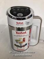 *TEFAL BL841140 EASY SOUP MAKER / POWERS UP, NOT FULLY TESTED FOR FUNCTIONALITY [2982]