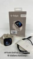 *FITBIT SENSE SMART FITNESS TRACKER / SOME SIGNS OF USE, NOT FULLY TESTED - MAY NEED A CHARGE UP