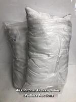 *HOTEL GRAND DOWN ROLL PILLOWS / SIGNS OF USE