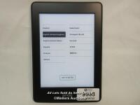 *AMAZON KINDLE PAPERWHITE / DP75SDI / DATA WIPED / POWERS UP & APPEARS FUNCTIONAL