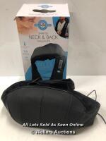 *WELL BEING NECK AND BACK MASSAGER/POWERS UP/MINIMAL SIGNS OF USE