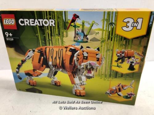 *LEGO CREATOR MAJESTIC TIGER - 31129 / NEW AND SEALED