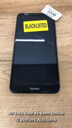 *HUAWEI HONOR 7X, MODEL BND-L21 - SCREEN DAMAGED AND BLACKLISTED IMEI: 868893036712593 [0]