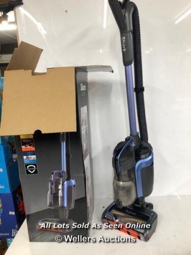 *SHARK ICZ160UK CORDLESS UPRIGHT VACUUM CLEANER / WELL USED, NO POWER, WITH BATTERY BUT WITHOUT CHARGER