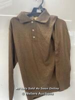 *NEW ARMAS BROWN JUMPER SIZE: M