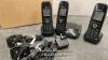 *GIGASET CORDLESS HOME PHONE WITH ANSWER MACHINE - AS405A TRIO / APPEARS NEW, SUPPLIED IN GENERIC BROWN BOX