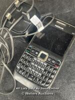 NOKIA E63-1 RM-437, ON THREE NETWORK, WITH GENUINE CHARGER