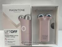 *MAGNITONE LIFT OFF MICROCURRENT FACIAL TONING AND LIFTING / POWERS UP / MINIMAL SIGNS OF USE / WITHOUT CHARGING CABLE