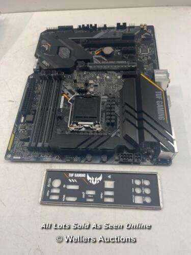 *ASUS TUF GAMING Z490-PLUS MOTHERBOARD / UNTESTED