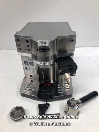 DELONGHI EC860M CAPPUCINO SYSTEM / NO CUP STAND / WITH POWER CABLE/POWERS UP