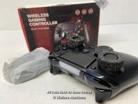 *PS4 CONTROLLER WIRELESS PLAYSTATION 4 CONTROLLER / POWERS UP, NOT FULLY TESTED FOR FUNCTIONALITY [2981]