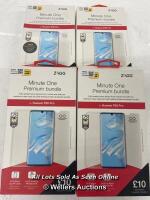 *4X OTTERBOX MINUTE ONE PREMIUM BUNDLE FOR HUAWEI P30 PRO / APPEARS UNUSED BUT SOME PACKS MAY BE INCOMPLETE