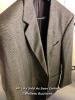 *SUIT JACKET IN BLACK AND WHITE CHECK BY JAEGER, SIZE 48S - 3