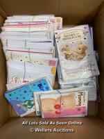 APPROX 200 NEW ASSORTED GREATING CARDS