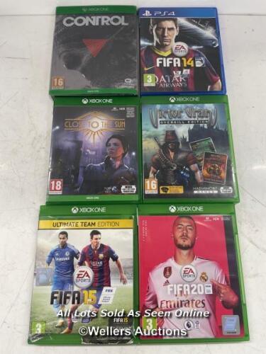 *ASSORTED GAMES FOR XBOX ONE AND PS4