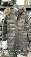 *NEW SUPERDRY MF EXPEDITION LONG LINE PARKA SIZE: S