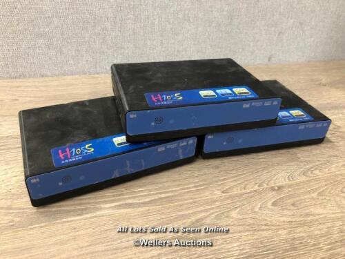 *3X H1055 HD MEDIA PLAYER UNITS, UNTESTED