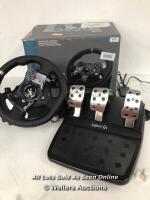 *LOGITECH G920 DRIVING FORCE XBOX STEERING WHEEL / UN-TESTED [2982]