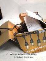 *48FT STRING LIGHTS/APPEARS NEW OPENED BOX