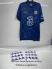 *CHELSEA 2020-2021 CHAMPIONS LEAGUE WINNING SQUAD SIGNED SHIRT / WITH CERTIFICATE OF AUTHENTICITY