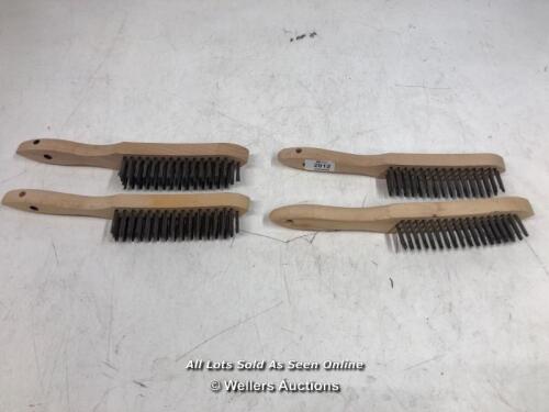 4 NEW WIRE BRUSHES