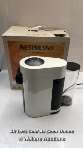 * NESPRESSO VERTUO PLUS 11398 COFFEE MACHINE / MINIMAL SIGNS OF USE / POWERS UP / MISSING CUP STAND / NOT FULLY TESTED