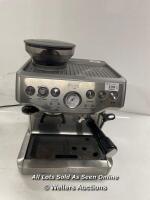 * SAGE BARISTA EXPRESS BEAN-TO-CUP COFFEE MACHINE / POWERS UP / SOME SIGNS OF USE