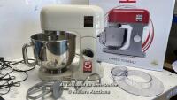 *KENWOOD KMIX STAND MIXER / MINIMAL SIGNS OF USE / POWERS UP, APPEARS FUNCTIONAL / NOT FULLY TESTED
