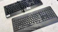 *BOX OF: LENOVO WIRED KEYBOARD [001_020822] / LOGITECT ADVANCED MK540 KEYBOARD [001_020822] / BOTH APPEAR IN GOOD CONDITION / UNTESTED [] /