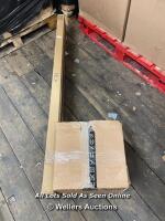 * FLOS ARCO FLOOR LAMP, SILVER / / COMES IN TWO BOXES / APPEARS NEW, OPEN BOX / NOT FULLY TESTED
