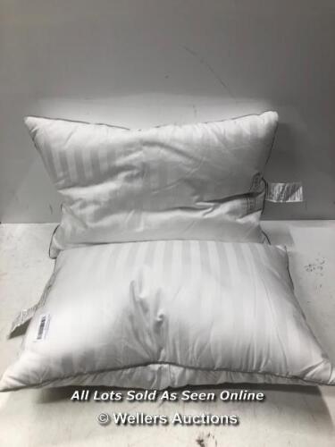 *HOTEL GRAND DOWN ROLL PILLOWS / MINIMAL SIGNS OF USE
