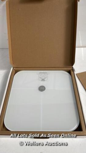 *HUAWEI AH100 BODY FAT SCALE / UNTESTED / NO BATTERY / NEW & OPEN BOX