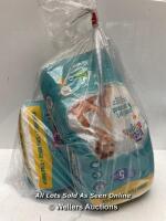 *BAG OF X1 NEW ASDA LITTLE ANGELS 5 (11-25KG) - 72 NAPPIES AND X1 NEW ASDA LITTLE ANGELS 3 (4-9KG) - 98 NAPPIES