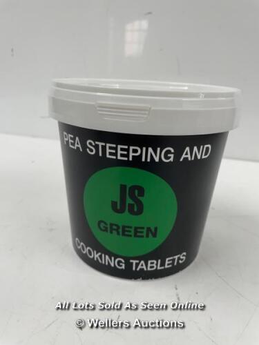 *JS GREEN PEA STEEPING TABLETS X 160 CHIP SHOP MUSHY PEAS !