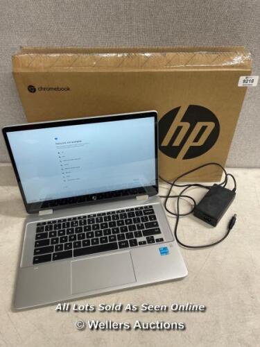 *HP CHROMEBOOK X360 CONVERTIBLE CHROMEBOOK / INTEL PENTIUM SILVER N6000 / 4GB RAM / 64GB EMMC / 14 INCH / 14B-CB0002NA / POWERS UP / READY TO SET UP / IN VERY GOOD CONDITION / NO VISABLE SCRATCHES OR MARKS / TRACKPAD WORKING