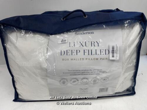 *SANDERSON MICROFIBRE FILL PILLOW / MINIMAL SIGNS OF USE