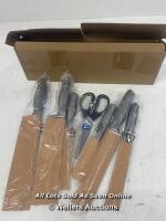 *HENCKELS 7PC KNIVE SET / NO BLOCK / APPEARS NEW, OPENED BOX